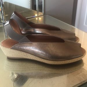 Gentle Souls Metallic Sandal